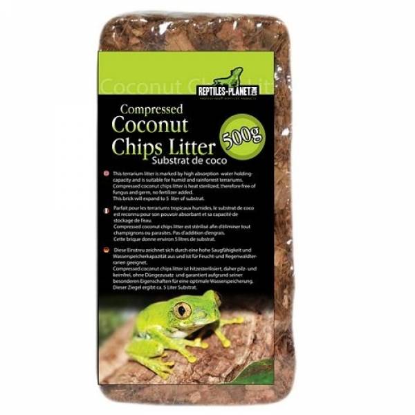 Compressed Coconut Chips Litter